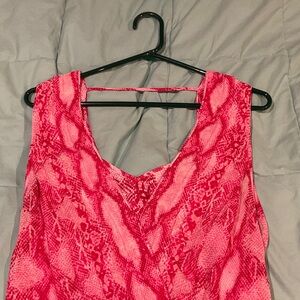 White House Black Market Pink Sleeveless Dress